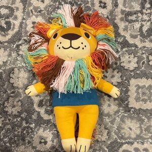 Ritz Kids Colorful Mane Stuffed Lion Plush